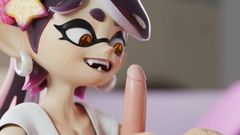 Marie - Callie playing with a cock (Animation with sound)