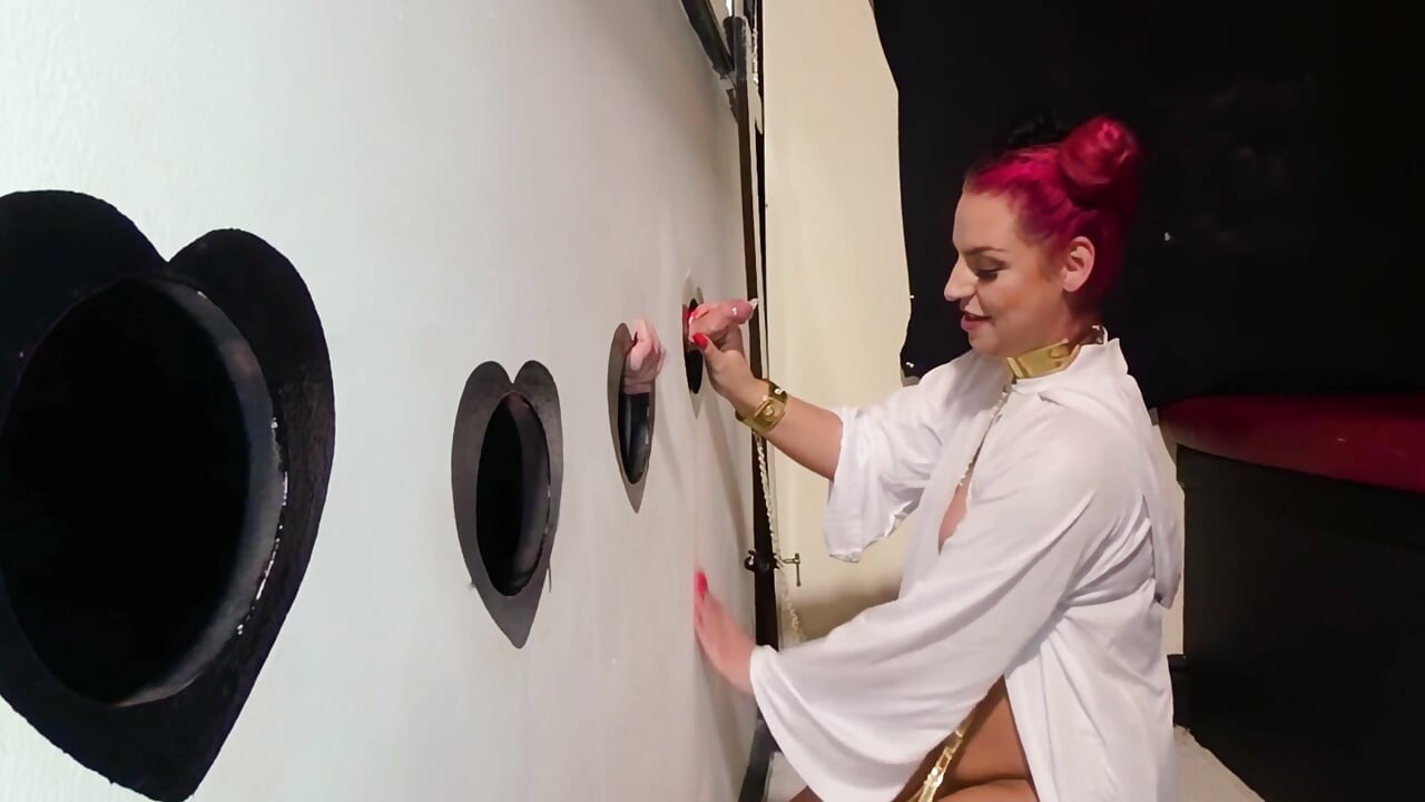 Cheri Pi - Double Feature - Latex Fuck & Suck - 3 Glory Hole Scenes