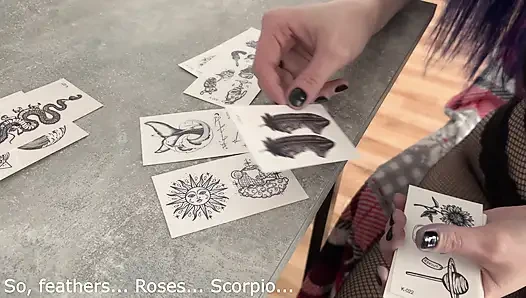 POV Anal Creampie, I Helped My Stepsis Choose a Tattoo and She Wanted Fuck