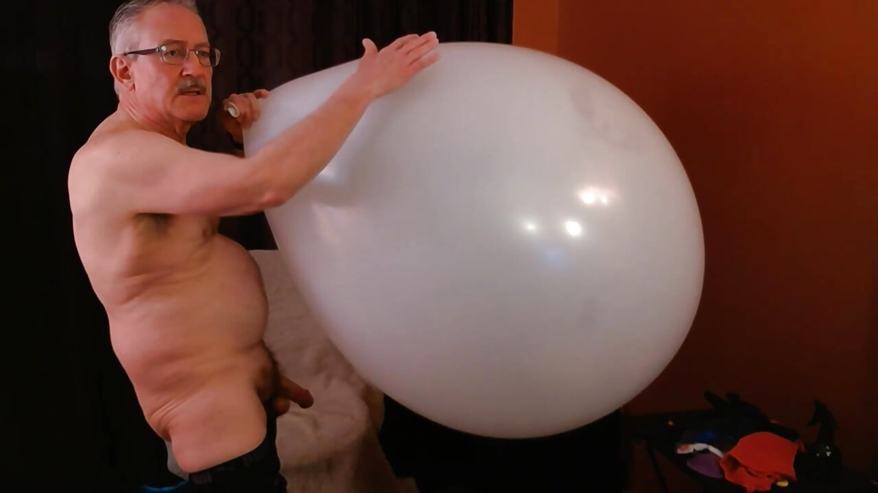 149) Two Giant Round Balloons, One 17" Round Balloon Pop Fun