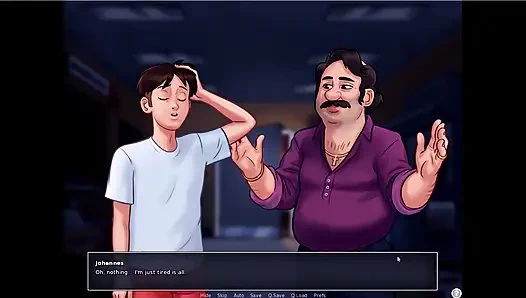 Summertime saga - Eva had her baby ... Johannes fucked Maria while tony was there