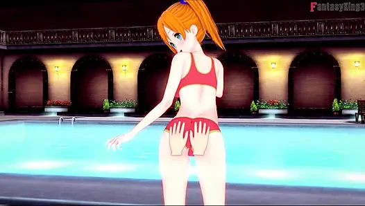 Misty bikini blowjob - Poketmonster