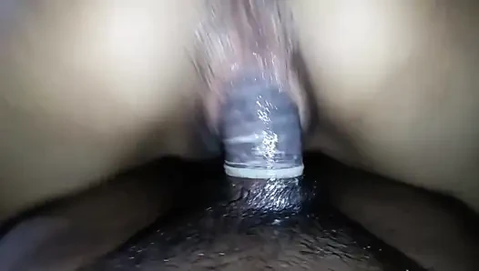S-253. Masterbating husband's cock and he fuck my pussy