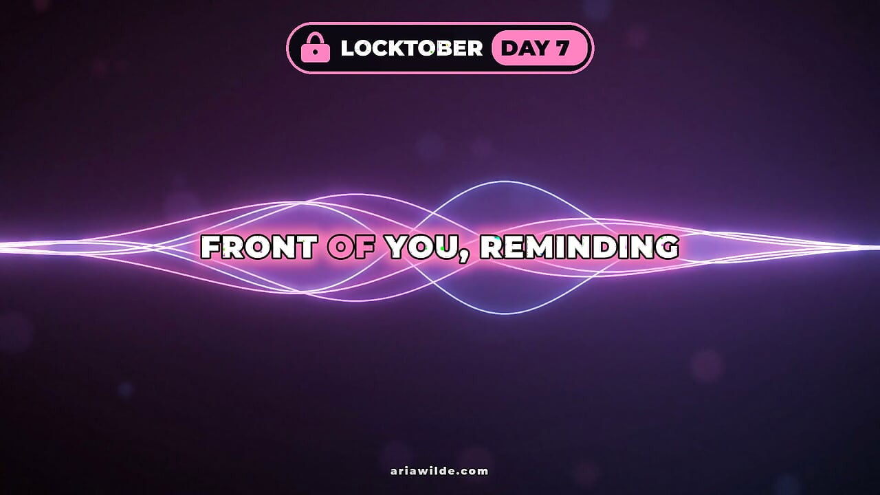 Locktober Day 7 Chastity Cage Locktober Denial Edging