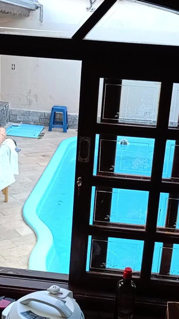 Spectacular moment from "She went to get a massage by the pool and ended up getting a handjob and blowjob"
