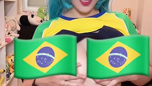 Brezilyalı miku azdırıyor ve mastürbasyon yapıyor