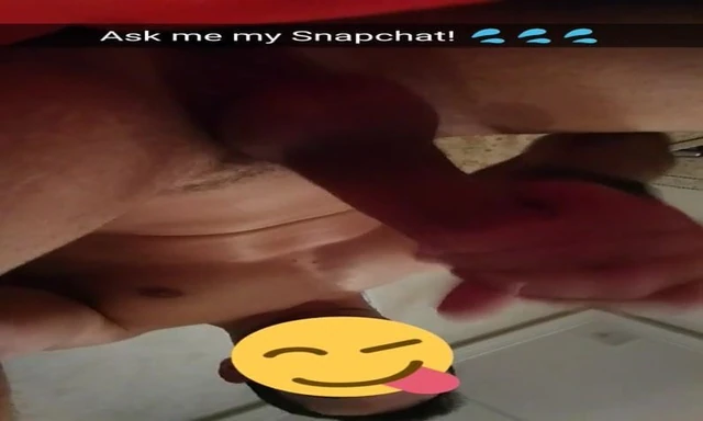 Snapchat masturbation