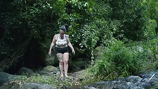 Tourist Get Dick Down by 2 Black Cock