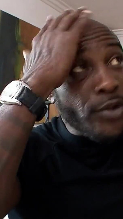 Jaw-dropping moment from "Ebony Wife caught Husband Cheating Fuck and Join in FFM 3Some"