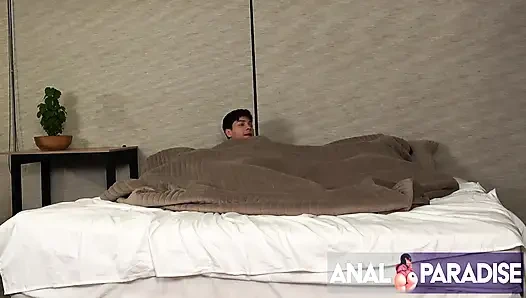 MY GIRLFRIEND CAUGHT ME FUCKING HER STEPMOM THEN THE STEPMOM SEDUCED US BOTH INTO A THREESOME