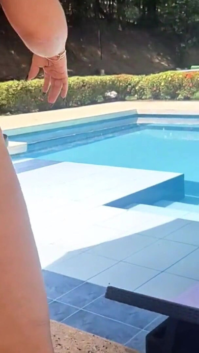 Hardcore outdoor sex at the resort with the bigdicked waiter - Dani Clark & Alejandra Palacios | Clip 1