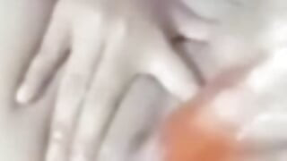 Playing with fingers until the flood