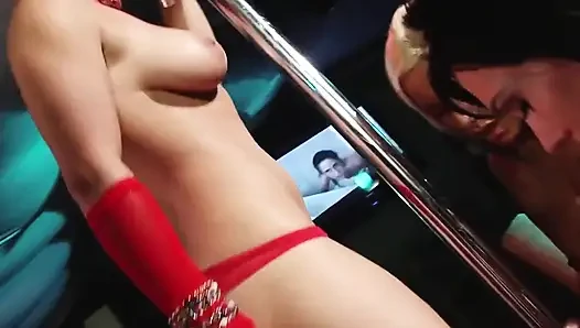 Üç lezbiyen dansçı hd