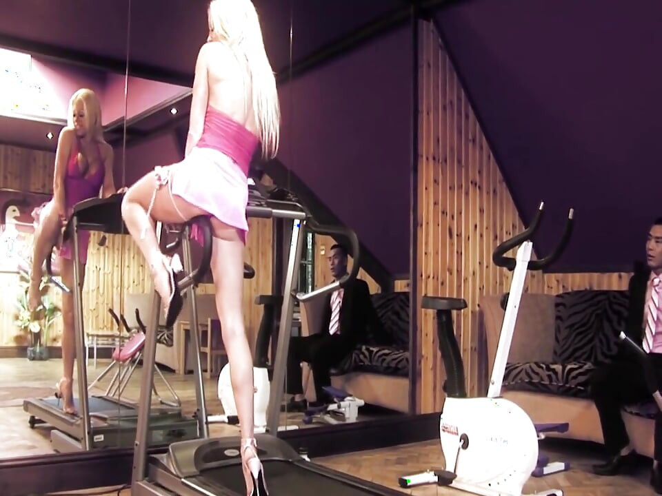 Insatiable Wilds Scene-3_busty Blonde MILF Ends up Having Sex with a Client in the Gym Room