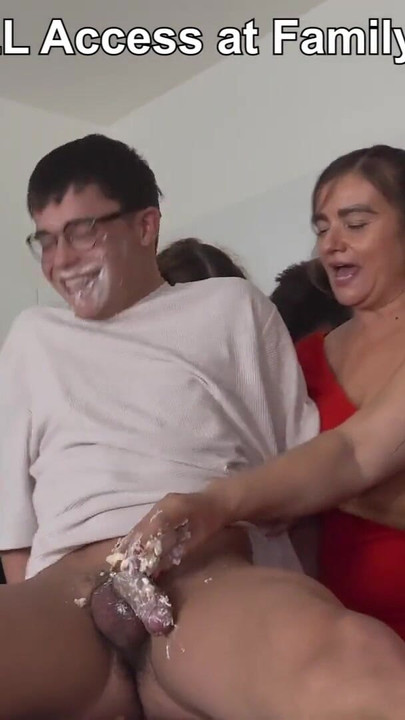 Birthday party ends with hot cummings FamilyScrew | Clip 1