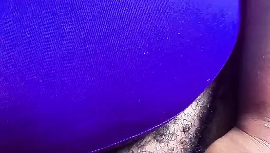 Washing the hairs from my pussy for you to fuck her