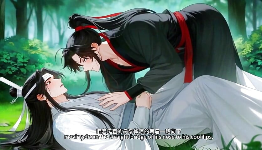 Wei Wuxian and Lan Wangji for the first time