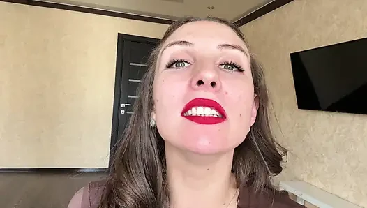 Uvula spucke nahaufnahme pOV