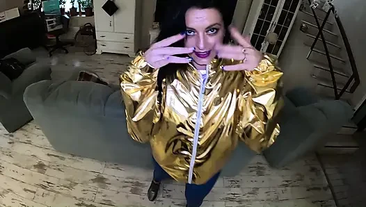 Shiny Cameltoe, Hard Spanking & Rough Doggy - Double Cum on My Face