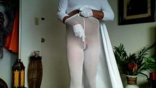 gossamer ghost in white tights
