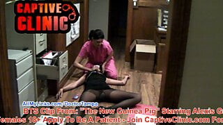 SFW – Non-Nude BTS From Alexis Grace The New Guinea Pig, Fun getting taken away & Fun, Entire Film At CaptiveClinicCom