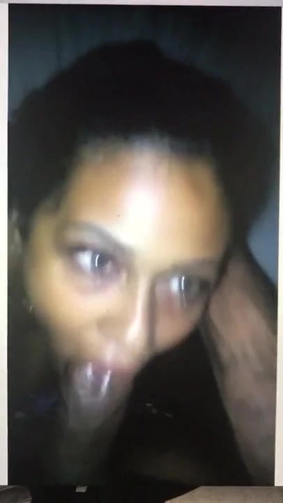 Choking and gagging on the dick