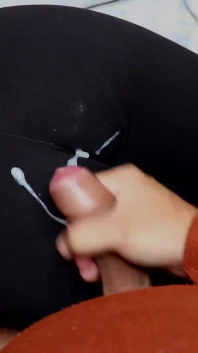 Dry Hump and Cum on Leggings Ass | Clip 1