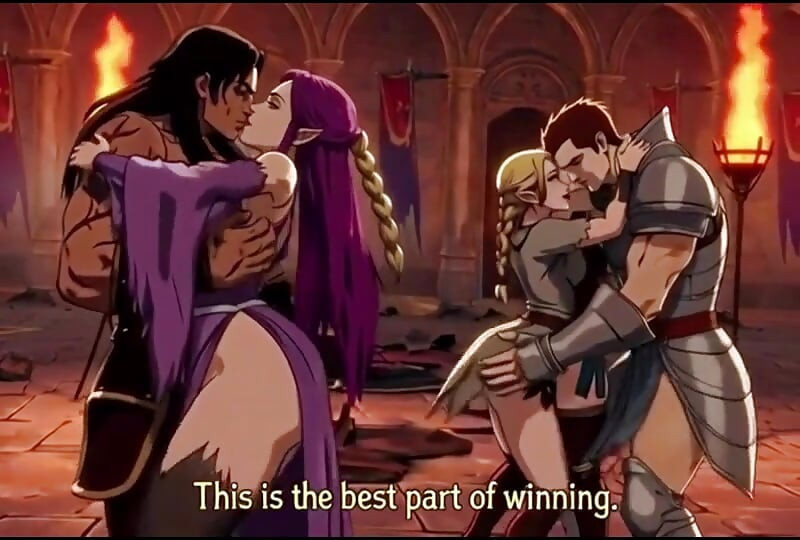 After an epic fantasy battle victors claim their spoils
