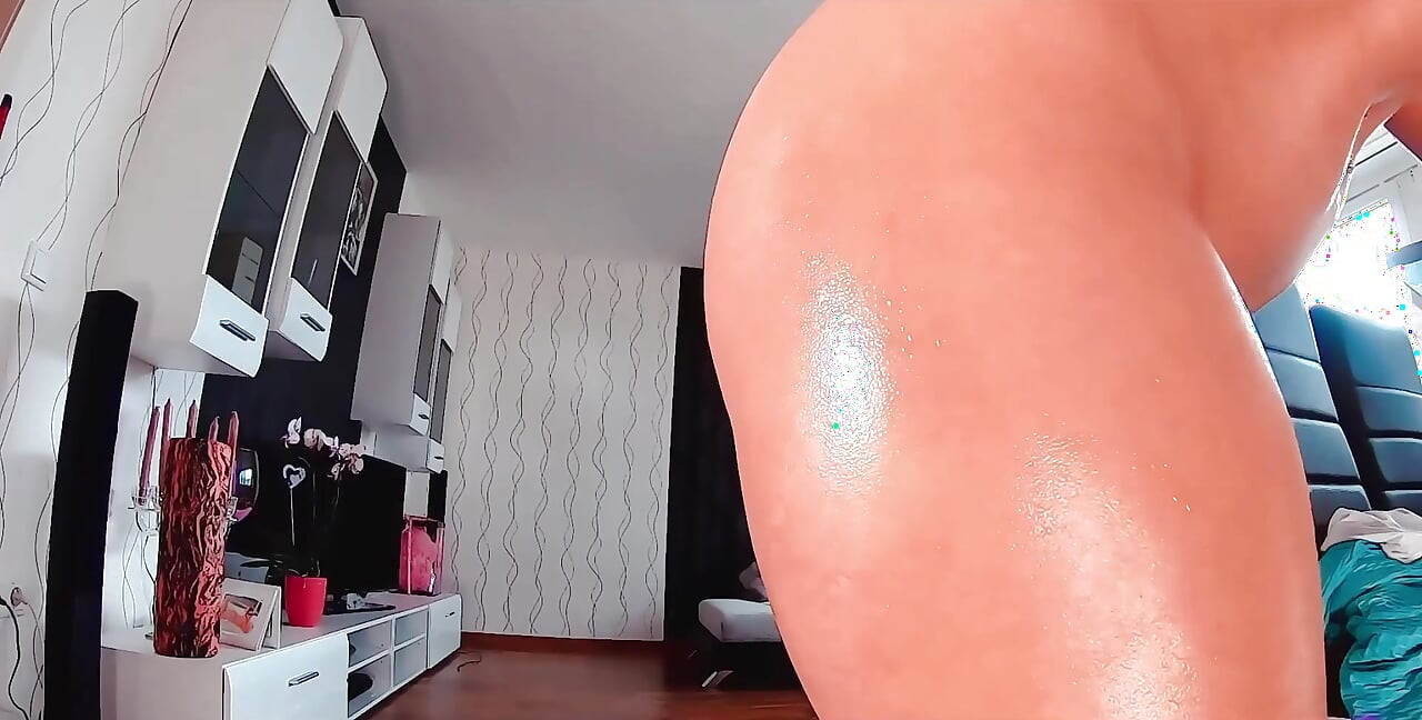 Avtäckning min voluptuous Big Booty | Oil Show Extravaganza &Squirtande Kul!