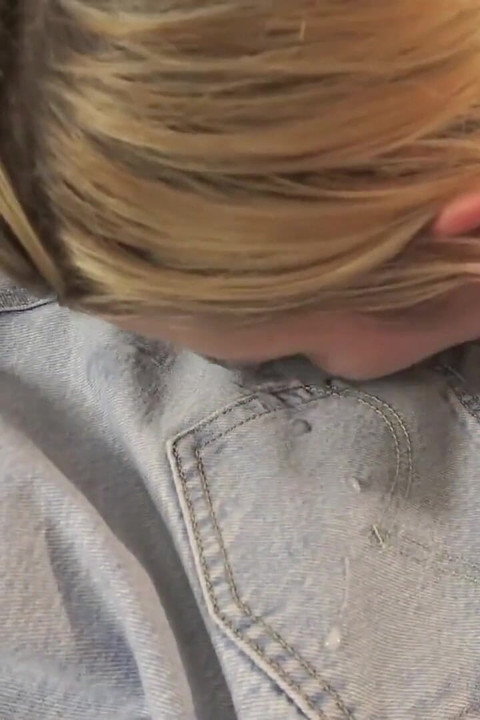 Hot Blonde Getting Fuck and Golden Shower with the Clothes on - Cum Snorting Play