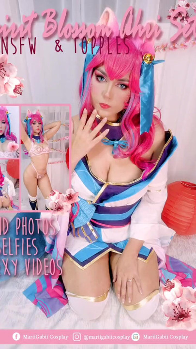 Khoảnh khắc đáng nhớ từ "Ahri spirit blossom cosplay"