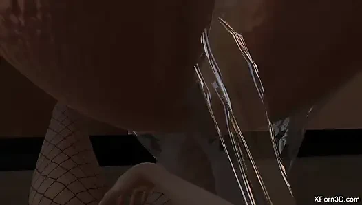 POV Giantess Handjob and Cum in Your Face - Giant Futa