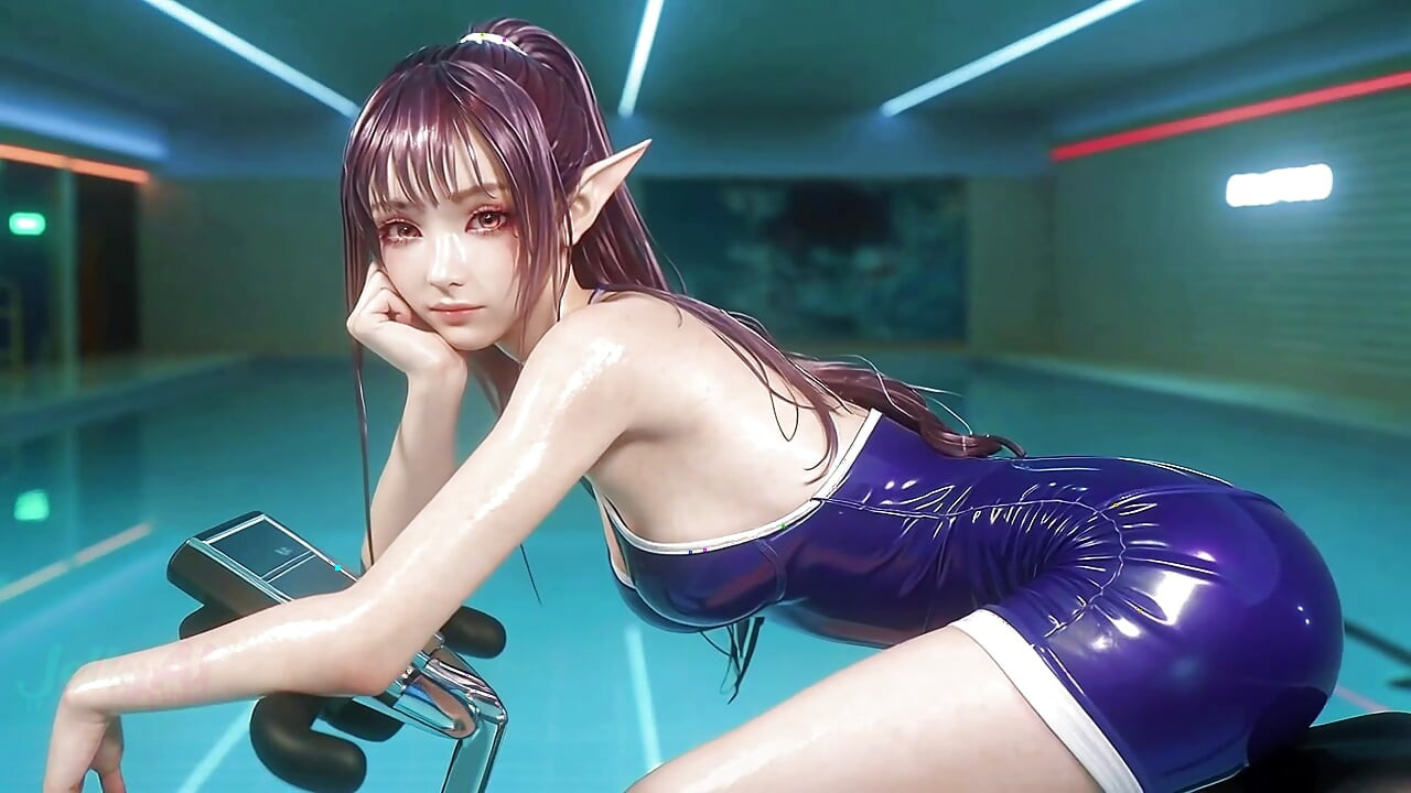 Simulasi Menunggang Kolam Liminal - Aksi Berganda Elf & Jelly Slime