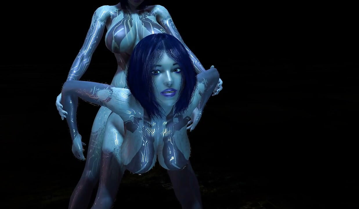 Cortana har problem med en av sina kloner - halo porr parodi