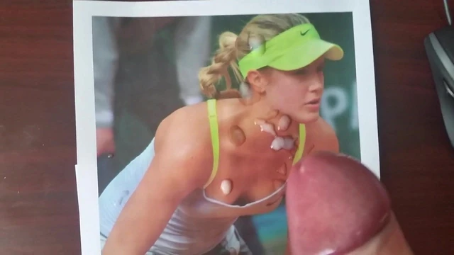 Eugenie Bouchard Cum Tribute #2