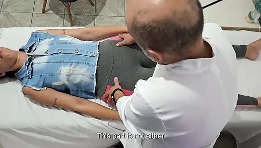 Die Ersatz-Orthopädische Ärztin war verrückt.