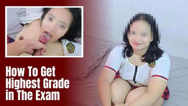 Naughty Asian Girl Exchange Her Tight Pussy For Highest Exam Grade  - Minokiiko