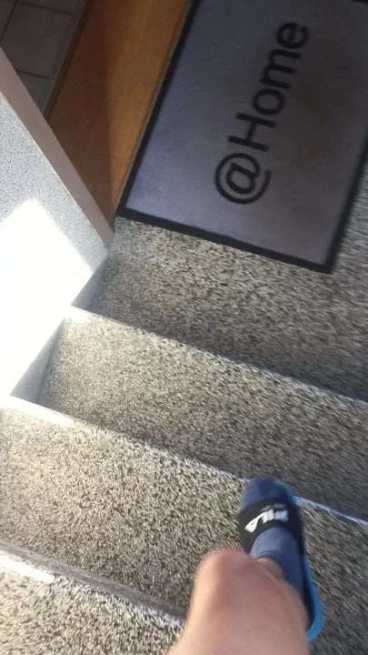 Pissing on neighbours door