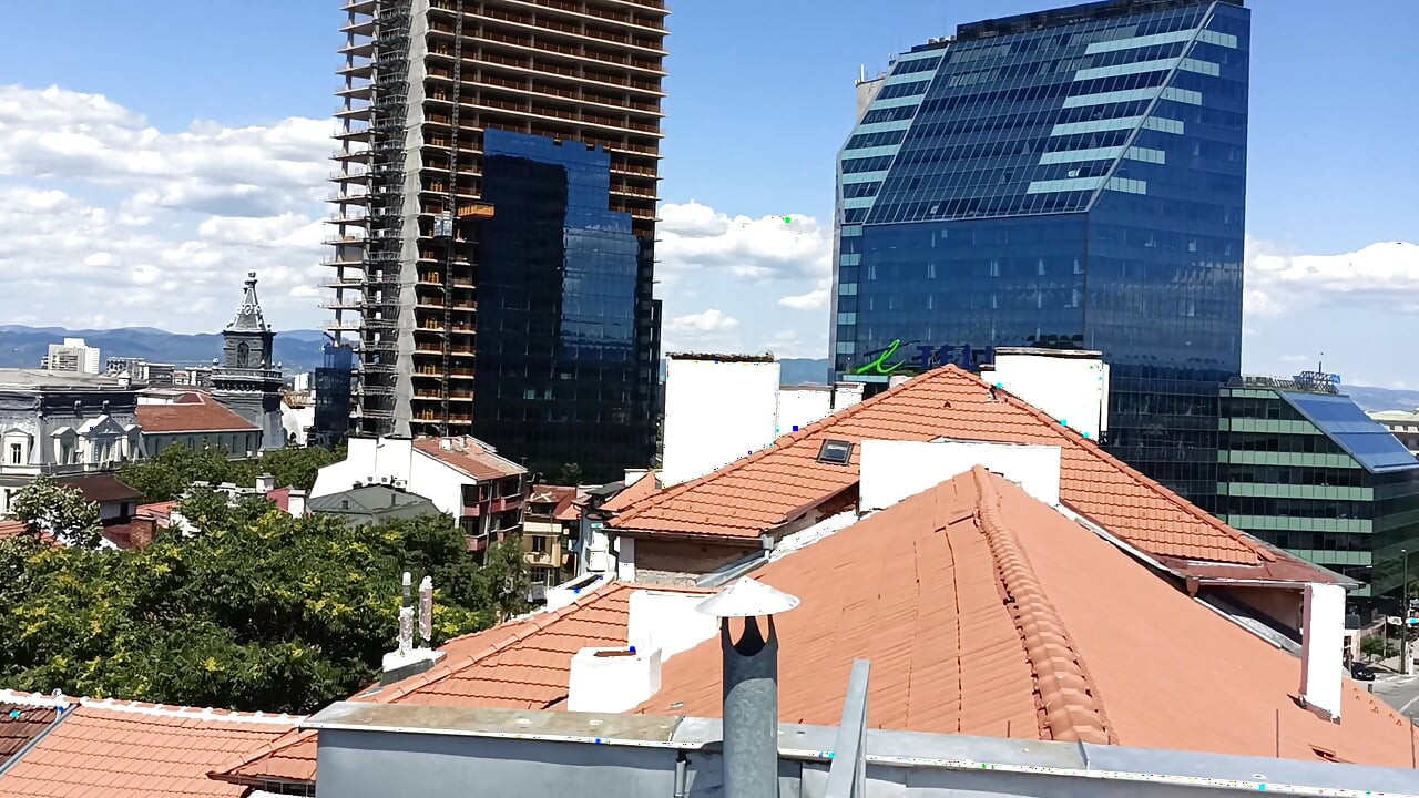 Naked City Centre Rooftop Masturbating and Cumming - Rockard Daddy