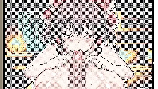 Hentai-Spiel - Touhou Reimu Pixel hentai sex-animation
