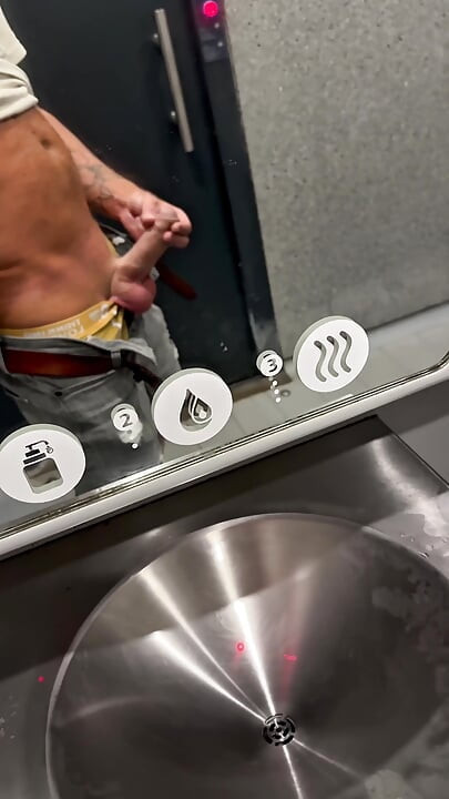 Jerking and Pissing on a Motorway Rest Area