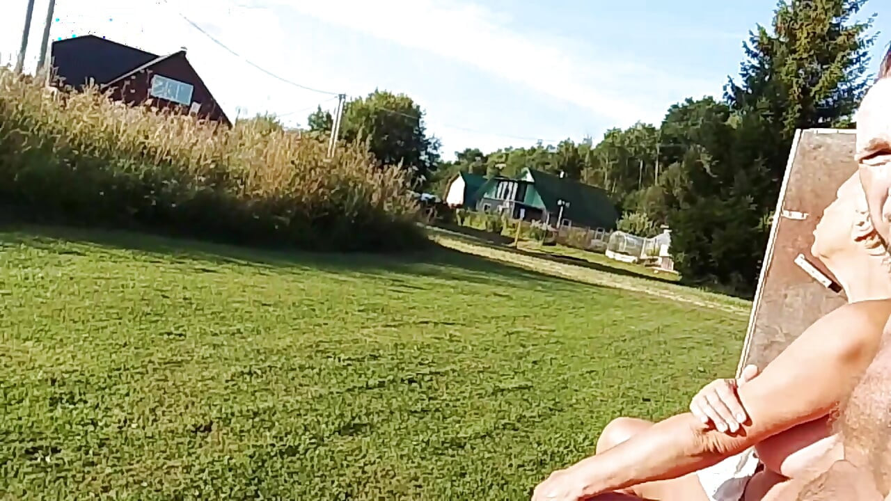 Trip to the village with stepmom