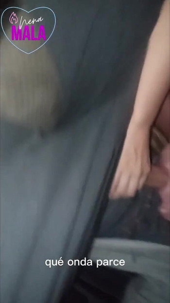 Key moment from "I FUCK THE DESIGNATED DRIVER. THE BLONDE WHORE SUCKS MY DICK IN THE CAR"