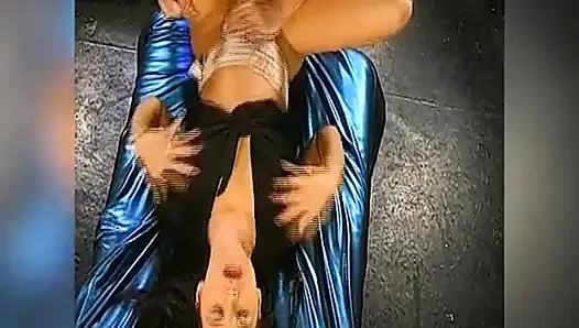 Brunette Slut Gets Her Face Covered in Cum
