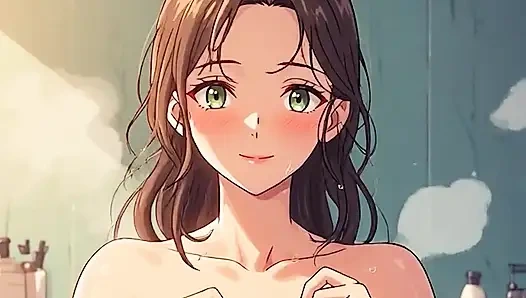 Video tanpa sensor Gadis Anime 18 Tahun, Kartun 3D closeup oleh Kiidzy Animates, konten kartun AI Generated Animasi 3D