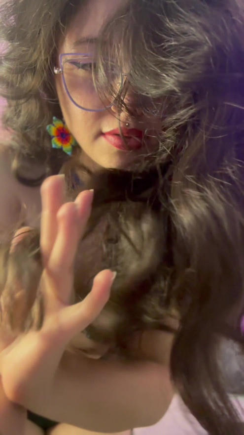 Beautiful wavy hair