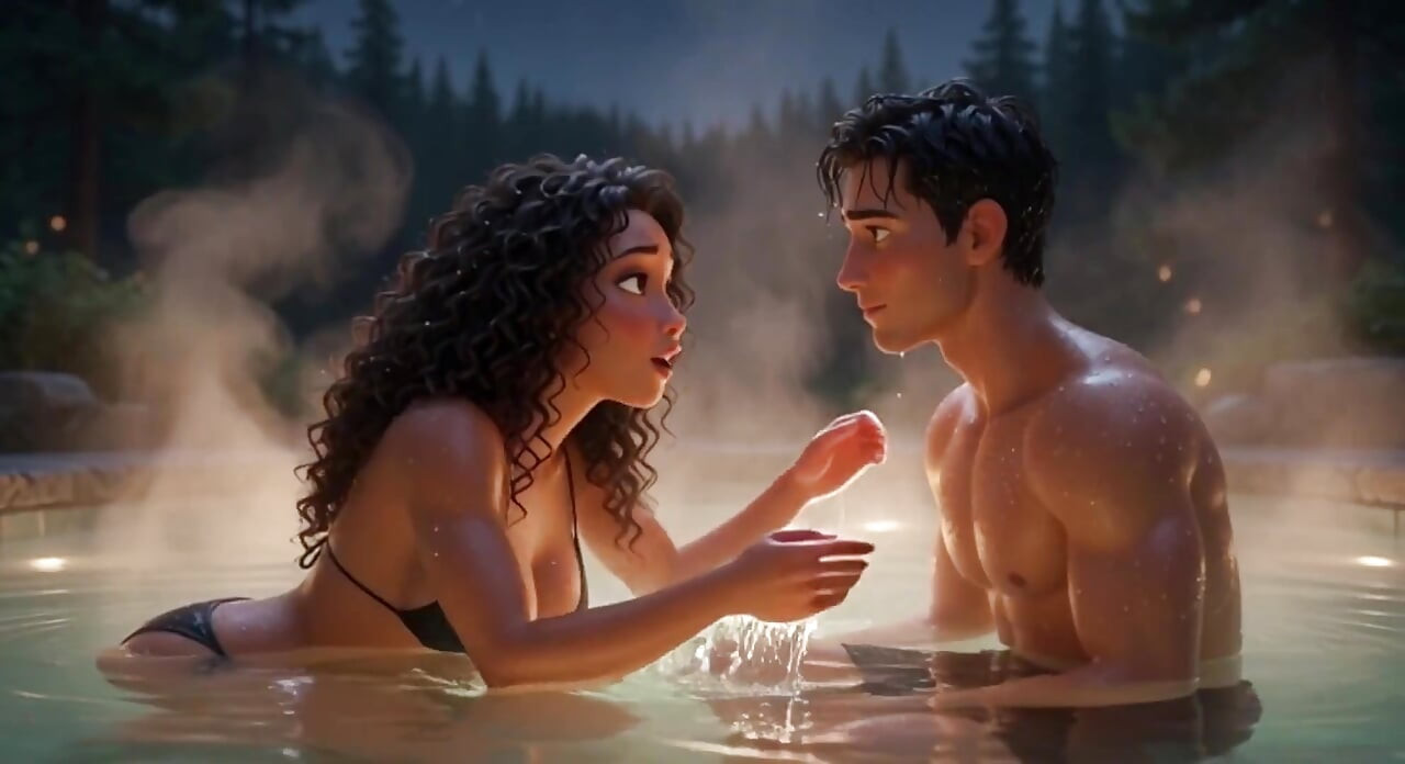 Stepmother and Stepson Road Trip Ends in Private Heated Pool (ai Generated)