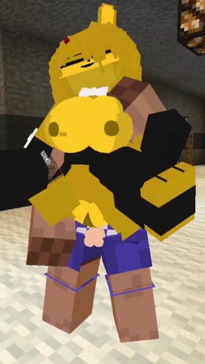 Minecraft Fapcraft: Fazclaire's Nightclub Edition Fucking Type 1 or Golden Bonfie, Golden Bonnie, in ass and face fucking | Clip 2