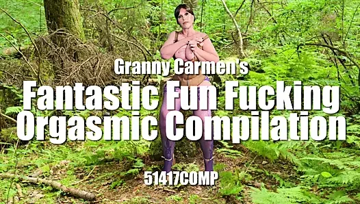 Granny Carmen's Fantastic Fun Fucking Orgasmic Compilation 51417COMP