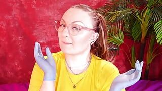Asmr Видео с медицинскими перчатками на нитриле (Arya Grander)